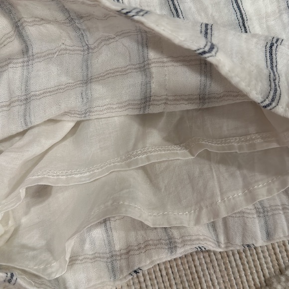 💕SOLD💕NWT Tea and Cup gauze striped overalls - Picture 5 of 7